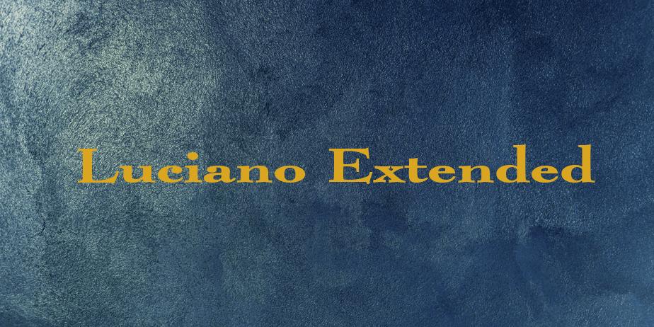 Fonte Luciano Extended