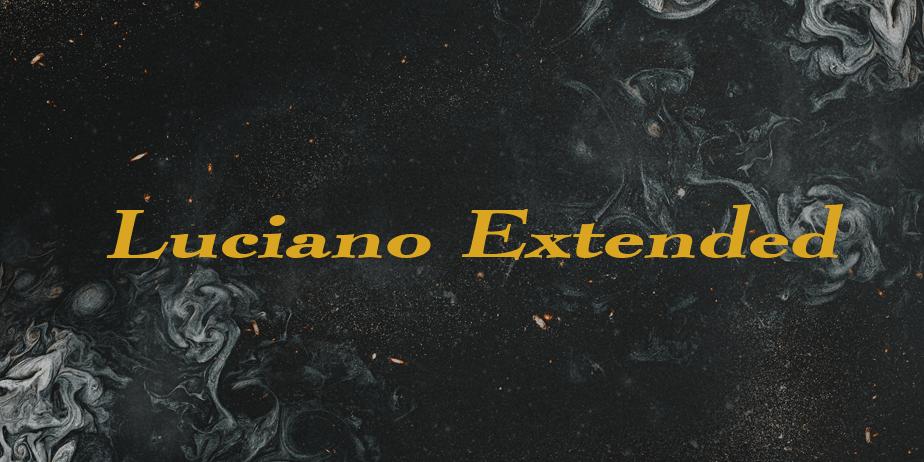 Fonte Luciano Extended