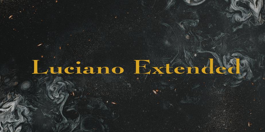 Fonte Luciano Extended