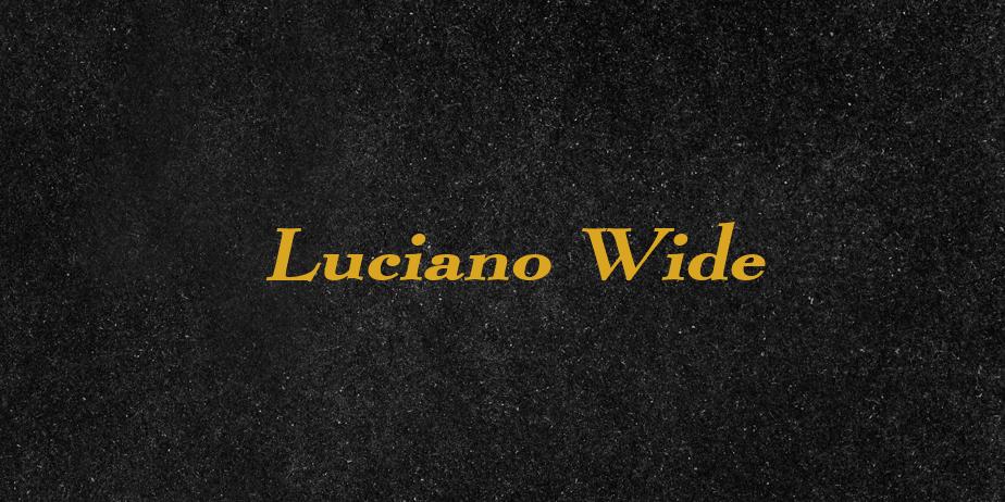 Fonte Luciano Wide