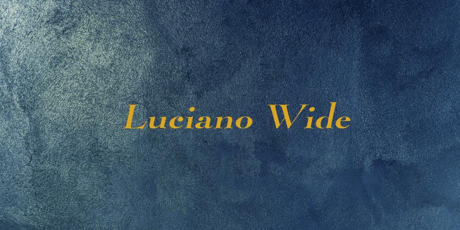 Fonte Luciano Wide