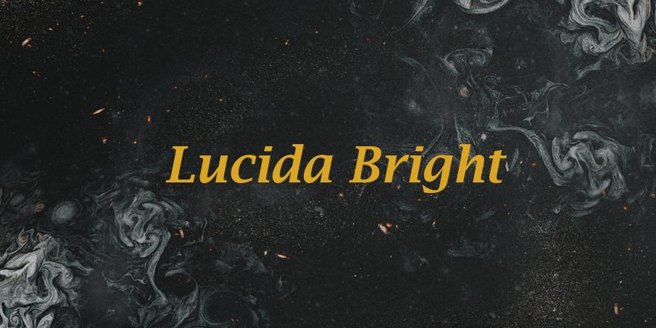 Fonte Lucida Bright