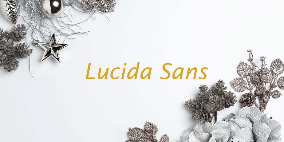 Fonte Lucida Sans