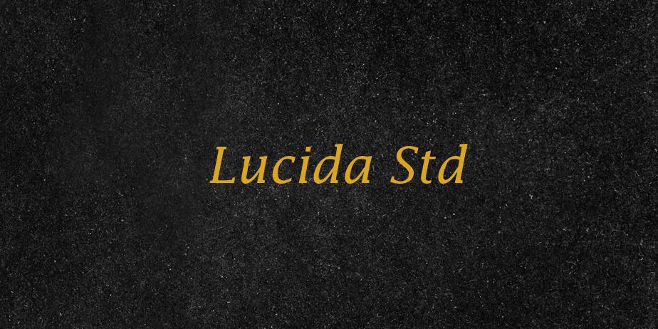 Fonte Lucida Std