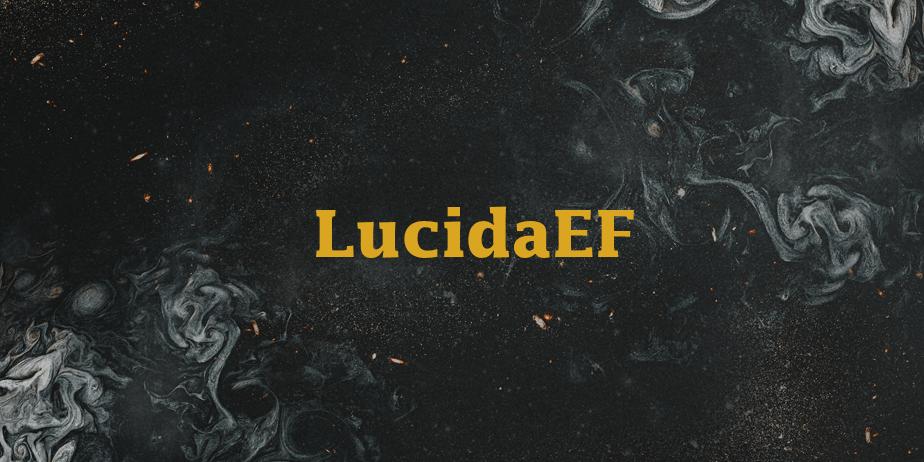 Fonte LucidaEF