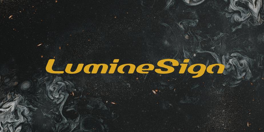 Fonte LumineSign