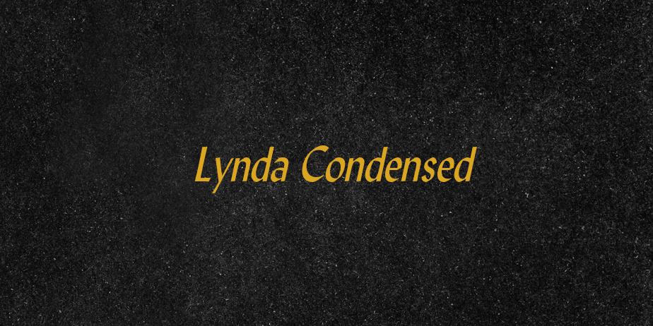 Fonte Lynda Condensed