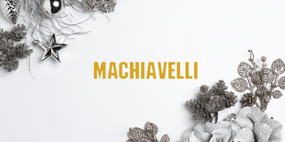 Fonte Machiavelli