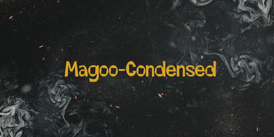 Fonte Magoo-Condensed