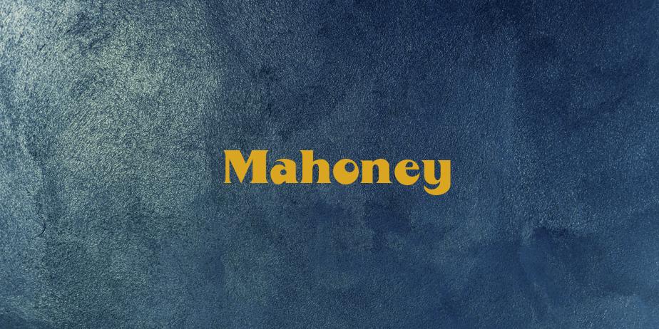 Fonte Mahoney