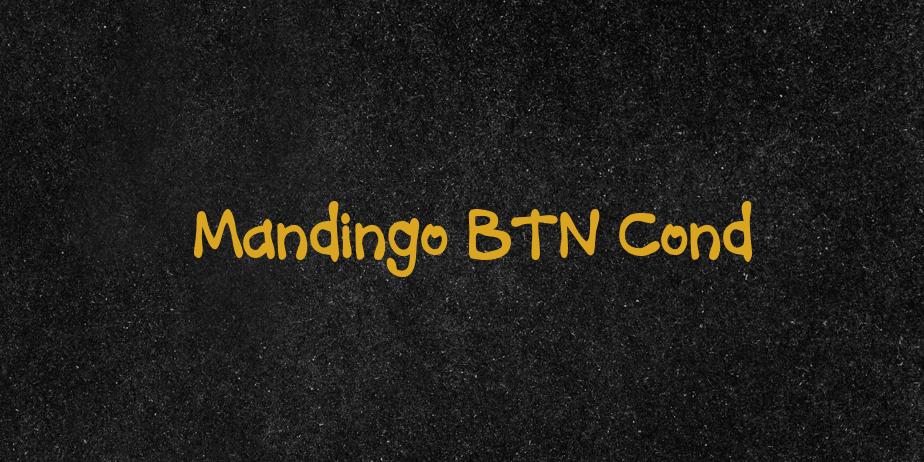 Fonte Mandingo BTN Cond