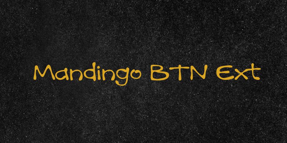 Fonte Mandingo BTN Ext