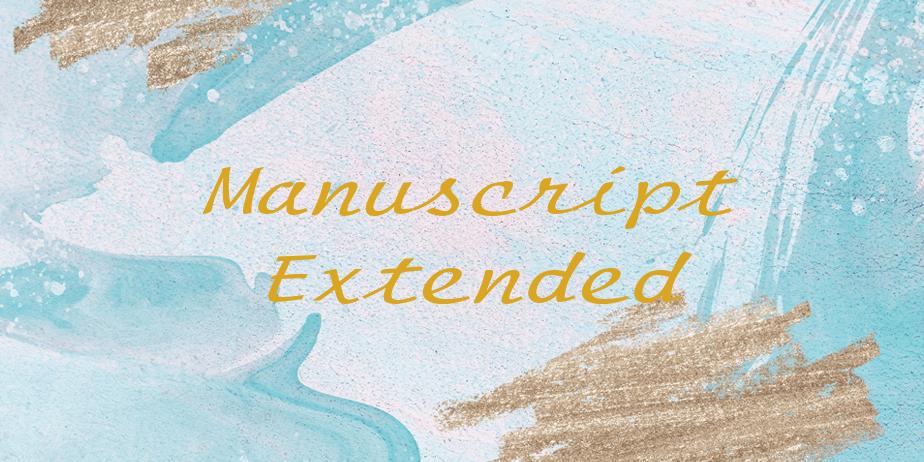 Fonte Manuscript Extended