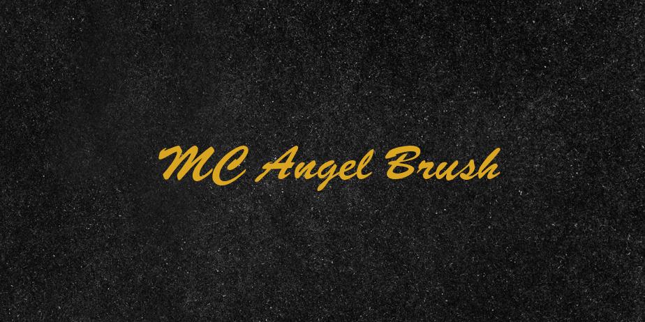 Fonte MC Angel Brush
