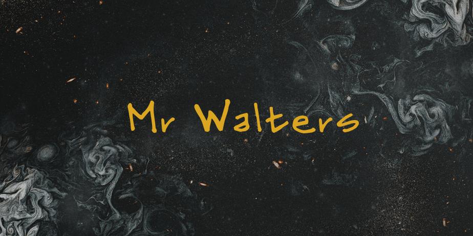 Fonte Mr Walters