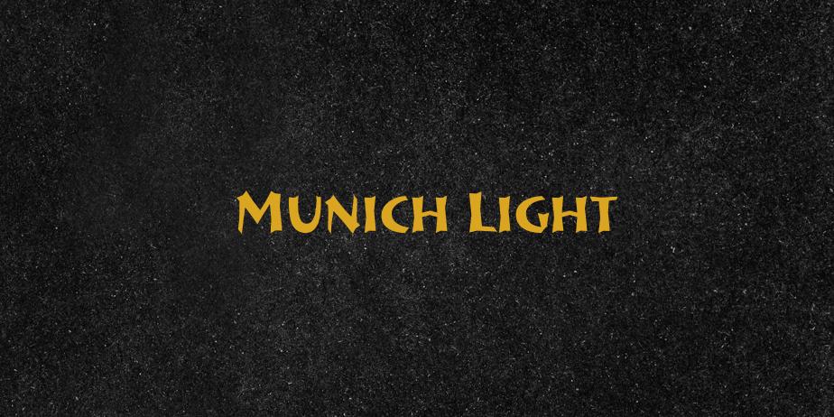 Fonte Munich Light