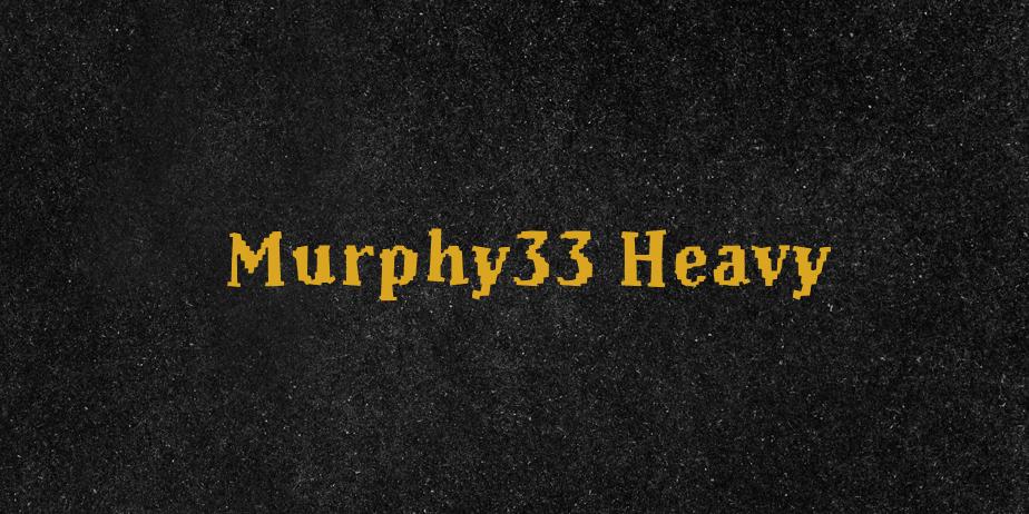 Fonte Murphy33 Heavy