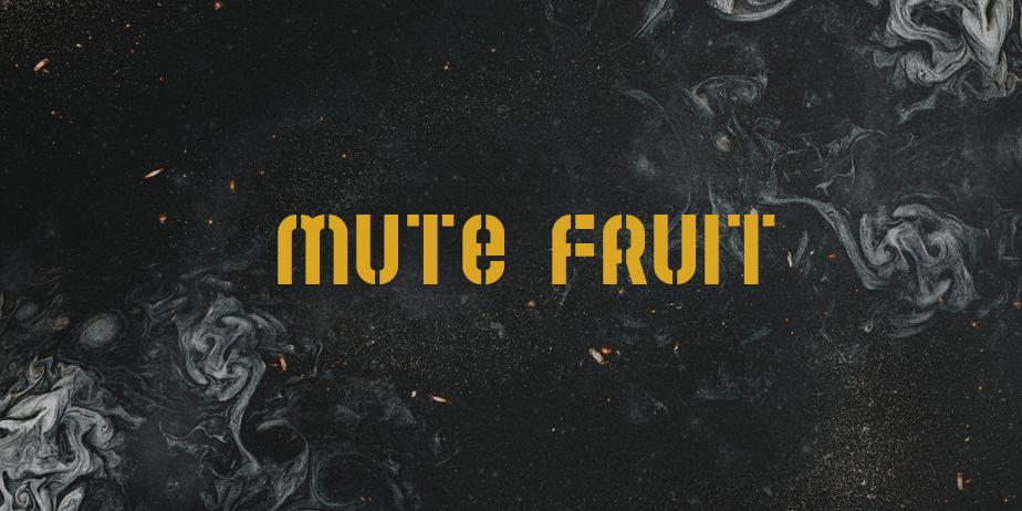 Fonte Mute Fruit