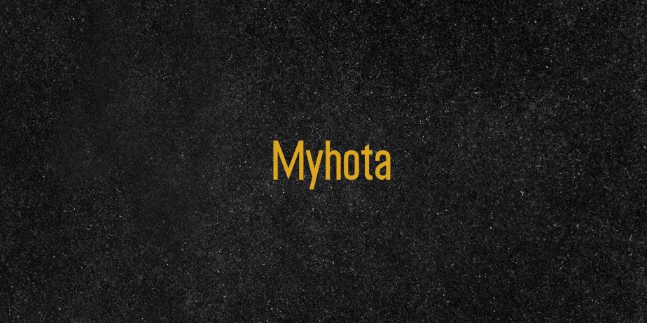 Fonte Myhota