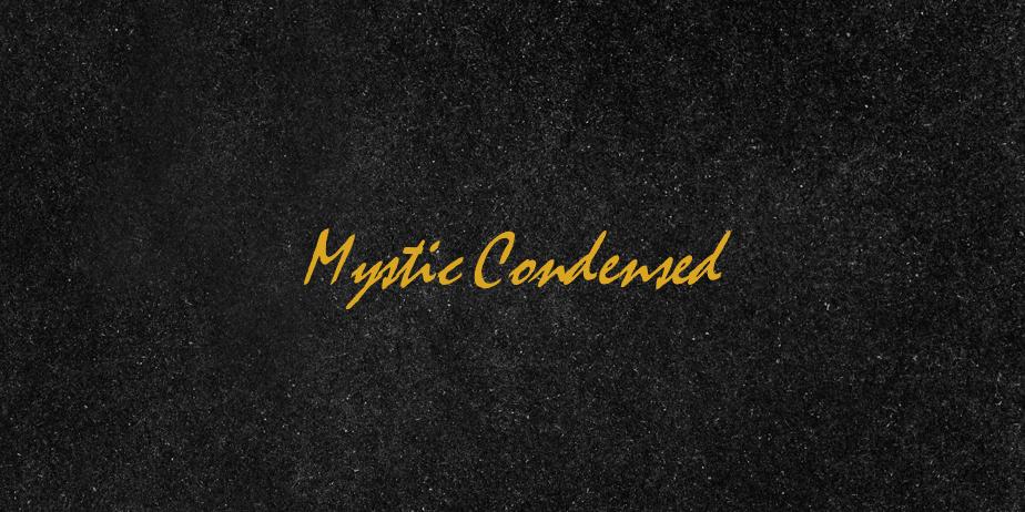 Fonte Mystic Condensed