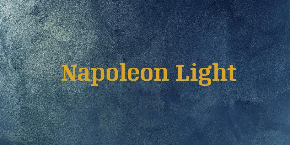 Fonte Napoleon Light