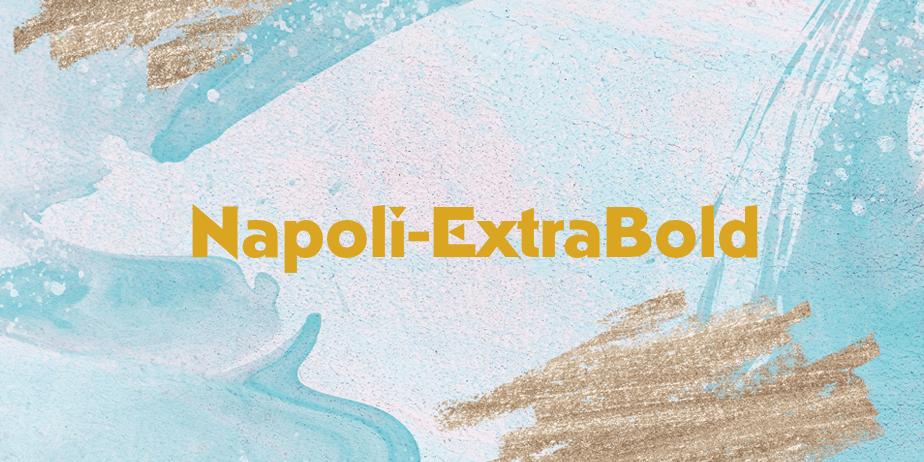 Fonte Napoli-ExtraBold