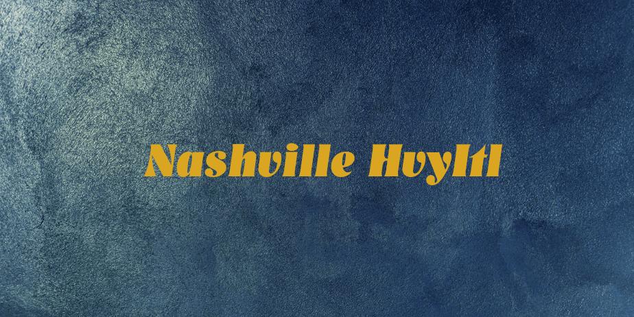 Fonte Nashville HvyItl