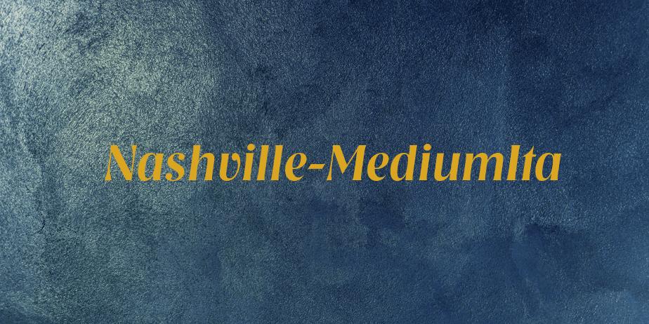 Fonte Nashville-MediumIta