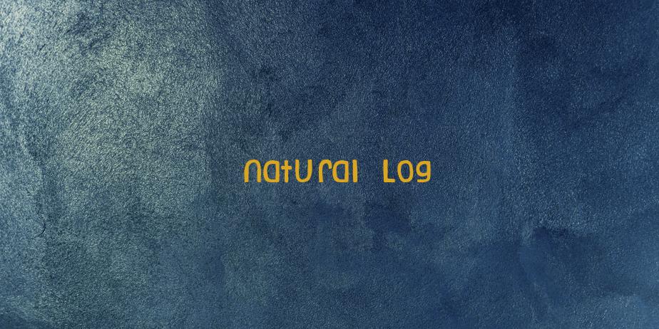 Fonte Natural Log