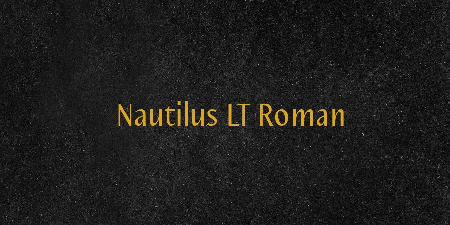 Fonte Nautilus LT Roman