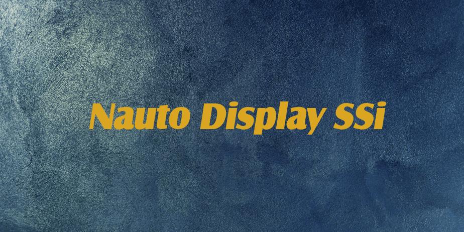 Fonte Nauto Display SSi