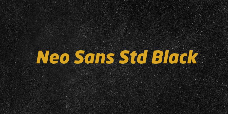 Fonte Neo Sans Std Black