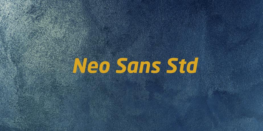 Fonte Neo Sans Std