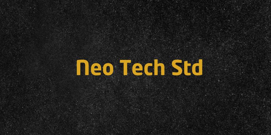 Fonte Neo Tech Std