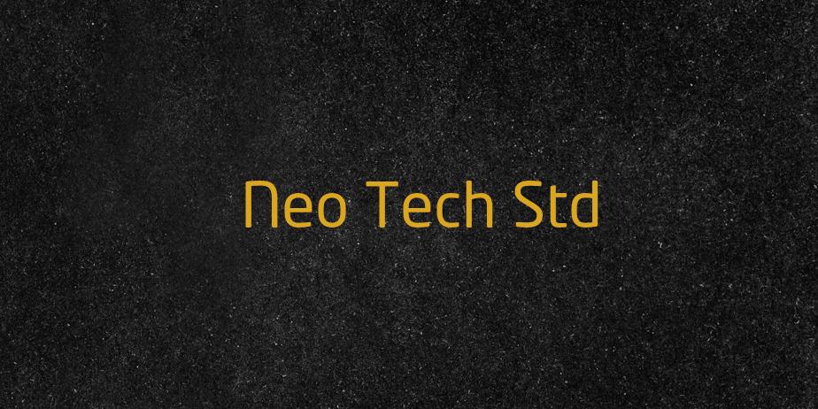 Fonte Neo Tech Std