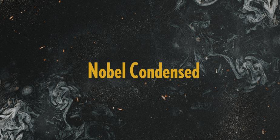 Fonte Nobel Condensed