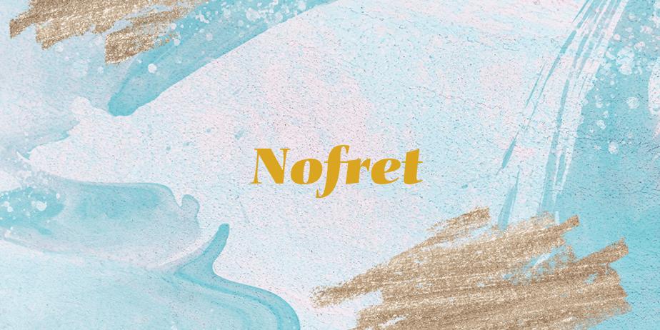 Fonte Nofret