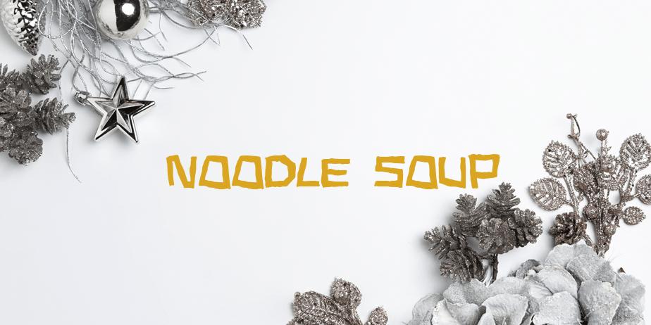 Fonte Noodle soup