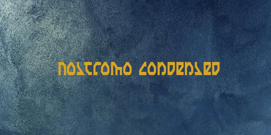 Fonte Nostromo Condensed