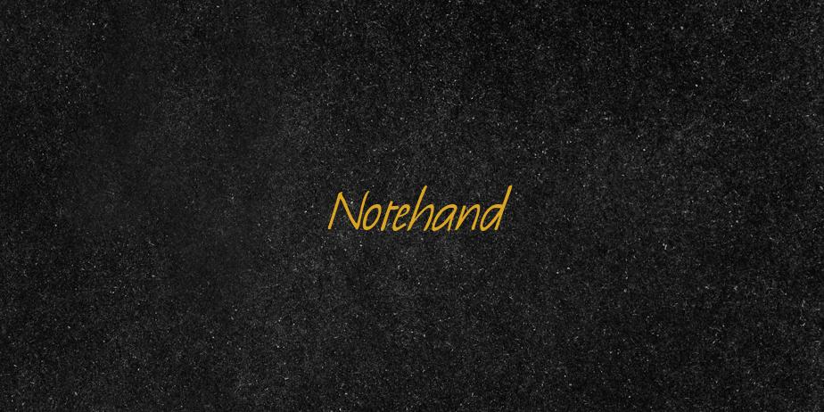 Fonte Notehand