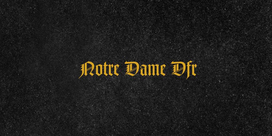 Fonte Notre Dame Dfr