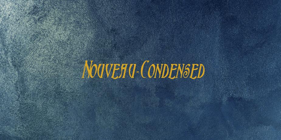 Fonte Nouveau-Condensed