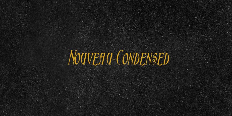 Fonte Nouveau-Condensed