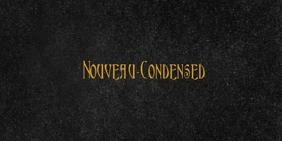 Fonte Nouveau-Condensed