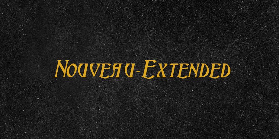 Fonte Nouveau-Extended