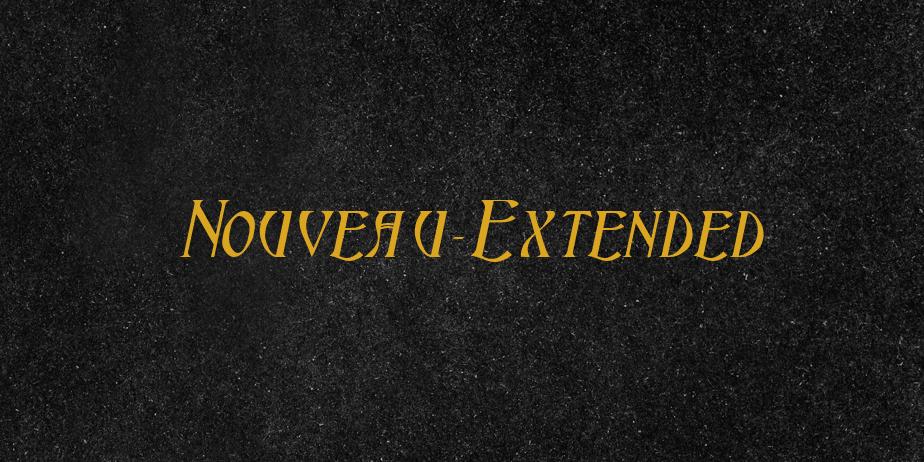 Fonte Nouveau-Extended