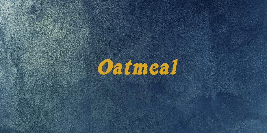 Fonte Oatmeal