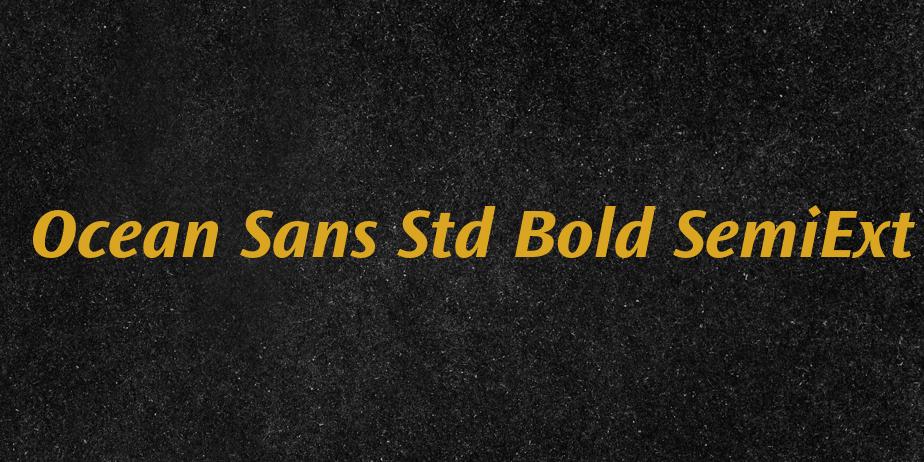 Fonte Ocean Sans Std Bold SemiExt