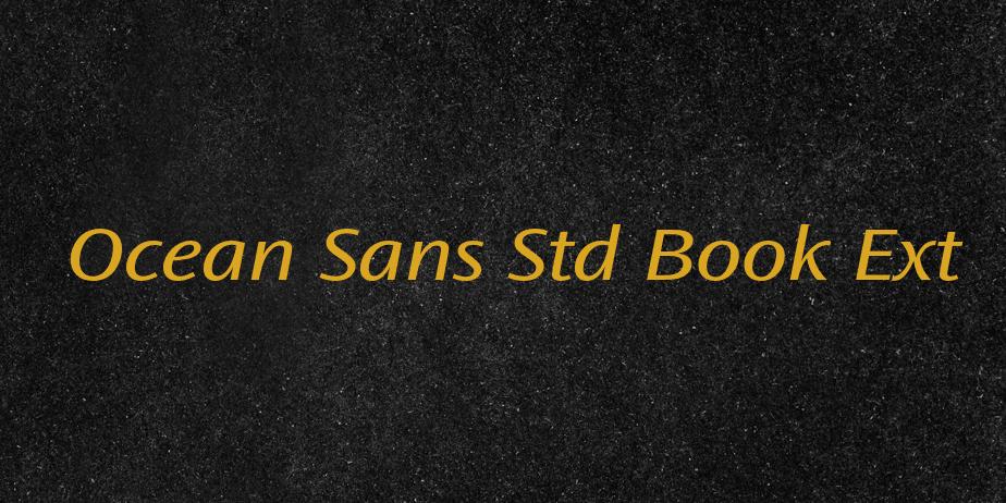 Fonte Ocean Sans Std Book Ext