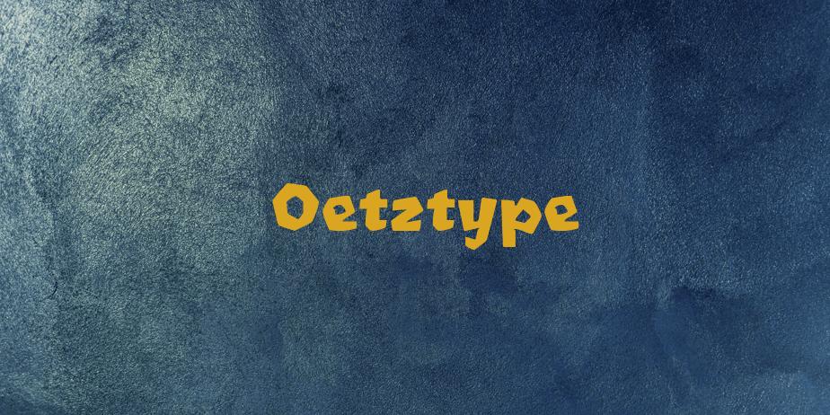 Fonte Oetztype